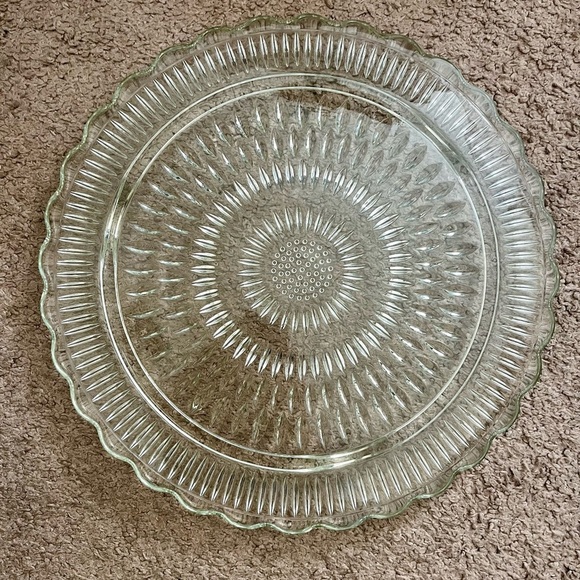 Antique Cake Serving Plate - Picture 5 of 8